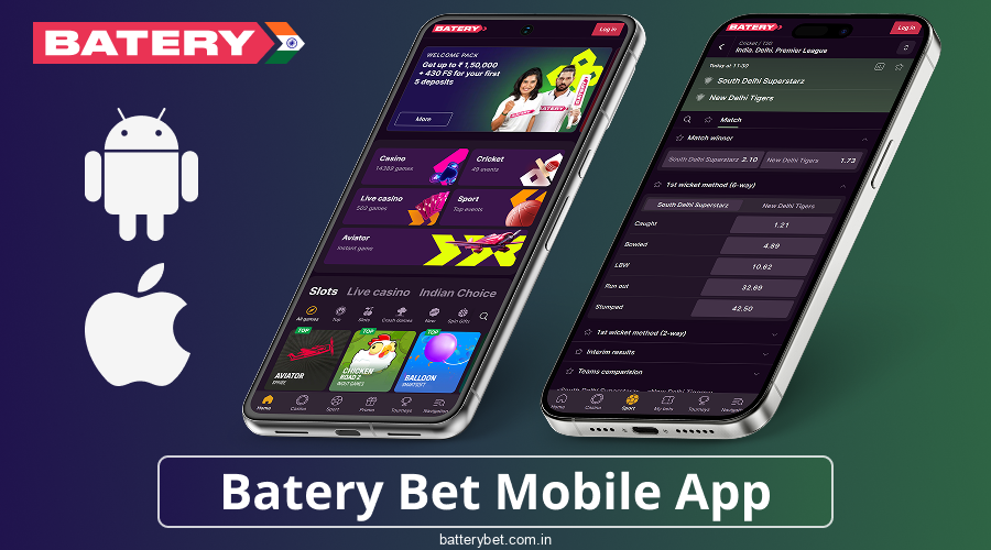 App for Indian players Batery Bet players