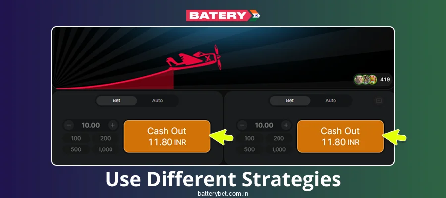 Use the tactics of Aviator Batery Bet India