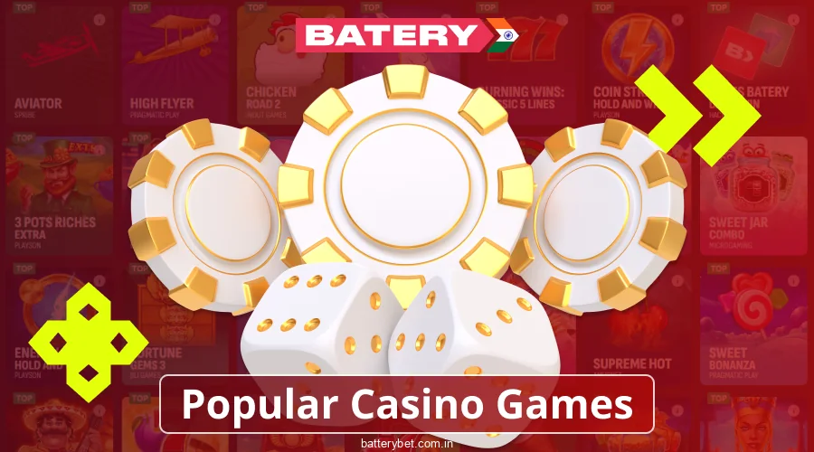 Play online casino on Batery Bet IN